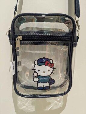 Sanrio Hello Kitty x Seattle Mariners Clear Crossbody Bag